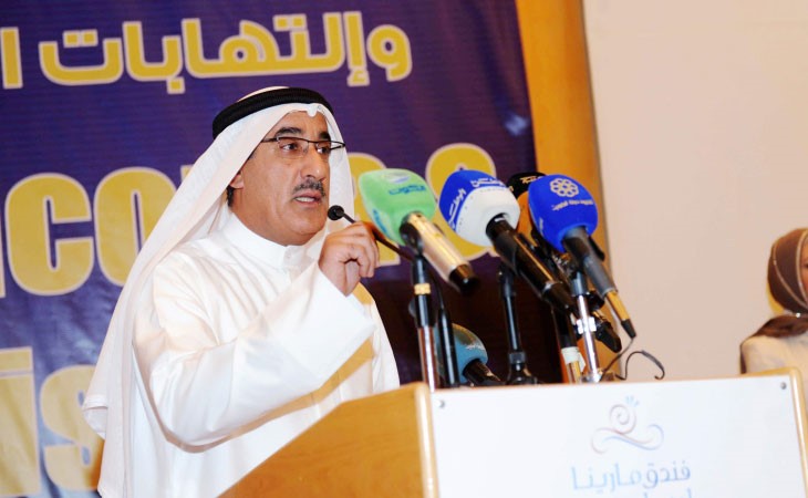 دقيس الدويري متحدثا خلال المؤتمر