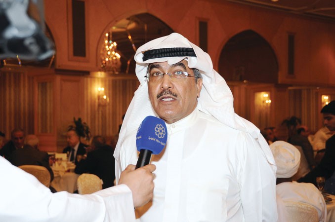 نائب رئيس التحرير الزميل عدنان الراشد متحدثا لتلفزيون الكويت﻿