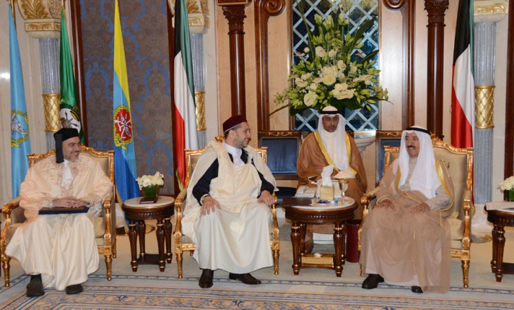 صاحب السمو الامير مستقبلا مبعوث رئيس المؤتمر الوطني العام الليبي 