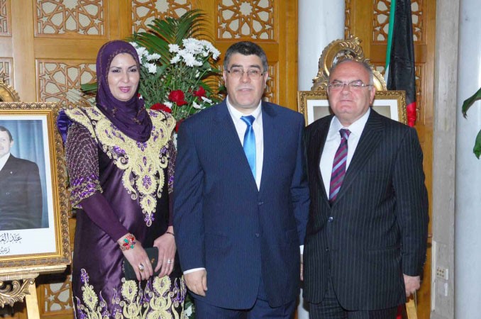 والسفير اللبناني مهنئا﻿