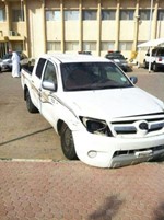 المركبة المسروقة ذات اللوحتين