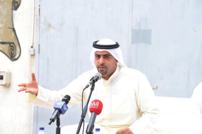 النائب راكان النصف متحدثا ﻿