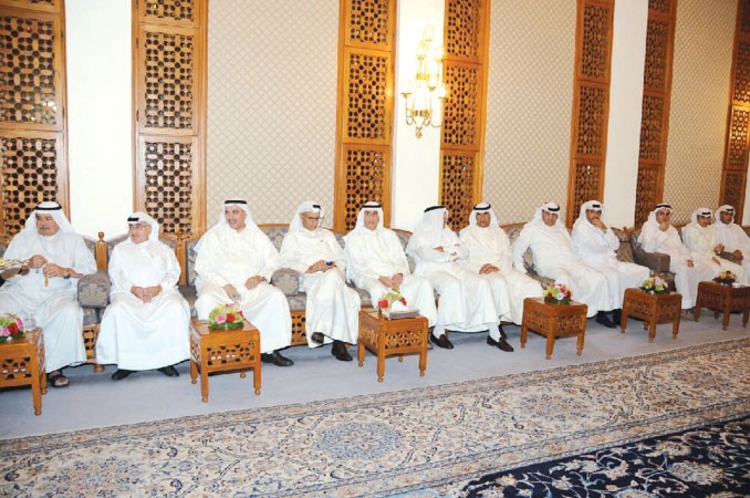 جانب اخر من ضيوف الديوانية