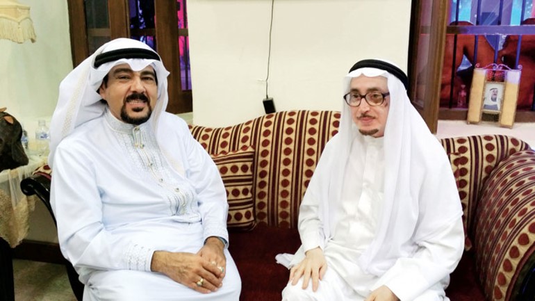 القصار مع المؤرخ والفنان العازف بدر الجويهل﻿