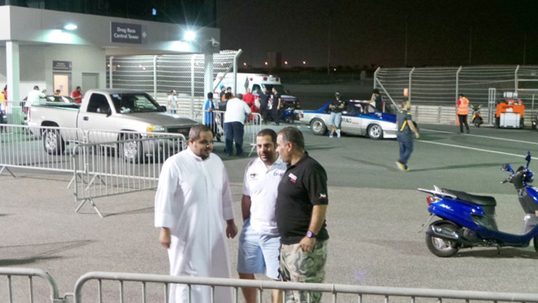 الشيخ محمد الخالد الجراح وانور اليتامى في سباق البحرين 