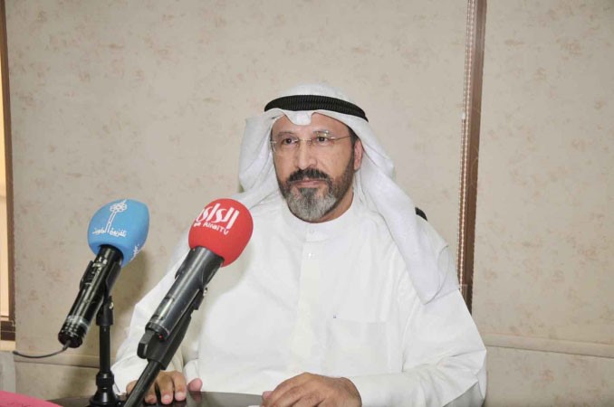 دمصعب الصالح خلال المؤتمر الصحافي ﻿