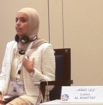 لولوة الخطاف تستعرض تجربتها في العمل التطوعي﻿
