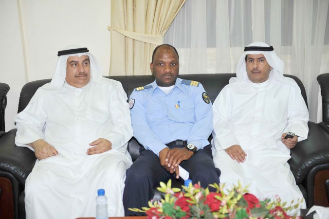 بلال الخميس وعبدالله المسباح والزميل عبدالهادي العجمي﻿