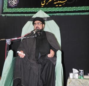 خطيب حسينية معرفي متحدثا عن قصة استشهاد الحسين گمحمد خلوصي