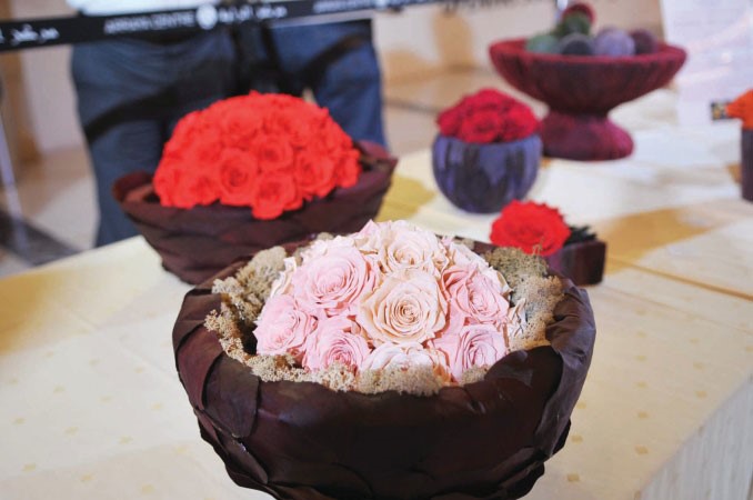 زهور بروح عصرية