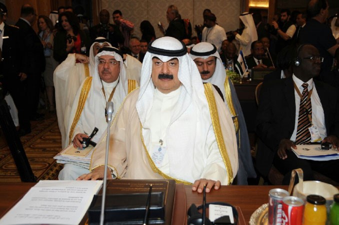 خالد الجارالله مشاركا في الاجتماع هاني الشمري