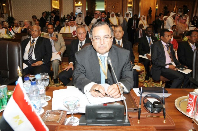 وزير الخارجية المصري نبيل فهمي 	هاني الشمري﻿