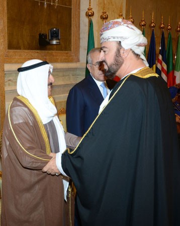 صاحب السمو الامير مرحبا بصاحب السمو اسعد بن طارق ال سعيد ممثل سلطنة عمان	 هاني الشمري﻿