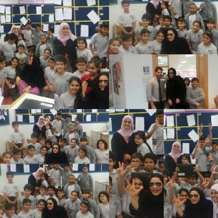 بالصور.. أثارت سخرية الجمهور .. شاهد ماذا ارتدت أحلام في مدرسة «ابنها»