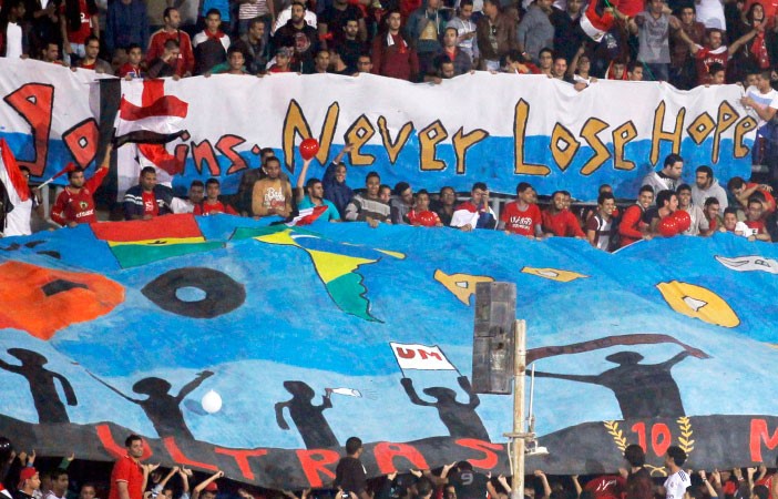 الجمهور المصري يستعد لمؤازرة الاهلي في كاس العالم للاندية لتعويض خيبة المنتخب في الوصول الى المونديال 	رويترز ﻿