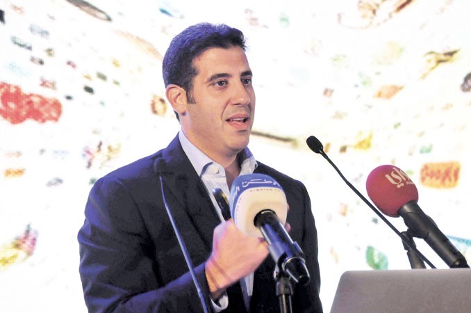 محمد مراد يلقي كلمته