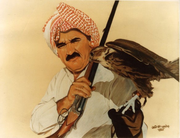 لوحة الصقار