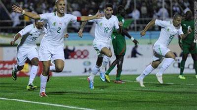 من المباراة الاخيرة للجزائر امام بوركينا فاسو