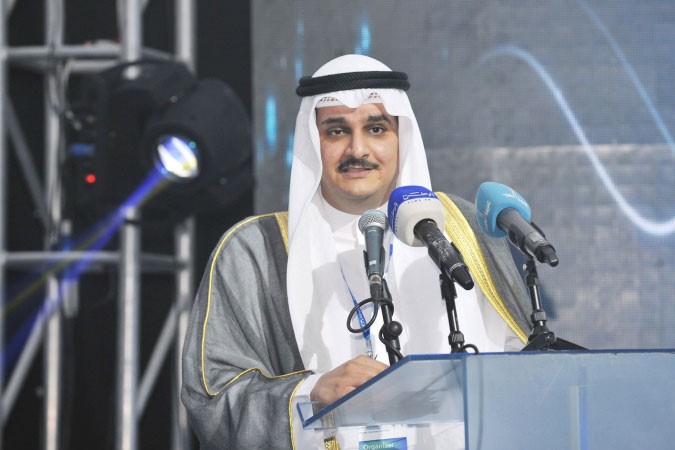 م اياد الخرافي يلقي كلمته