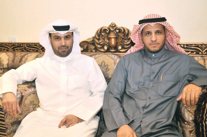 الاديب عادل الرشيدي ودمبارك العجمي 
