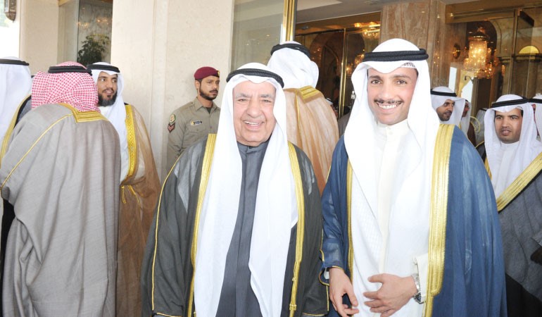 علي الغانم ورئيس مجلس الامة مرزوق الغانم