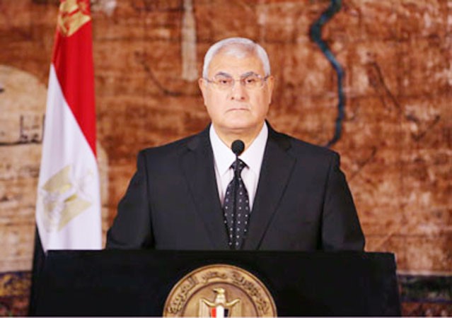 المستشار عدلي منصور