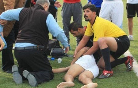 شاهد بالصور .. تفاصيل وفاة لاعب اردني أثناء مباراته الاخيرة