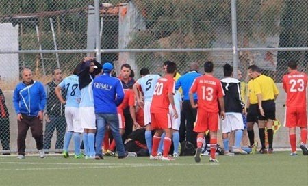 شاهد بالصور .. تفاصيل وفاة لاعب اردني أثناء مباراته الاخيرة