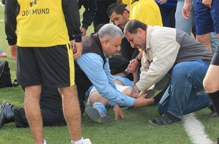 شاهد بالصور .. تفاصيل وفاة لاعب اردني أثناء مباراته الاخيرة