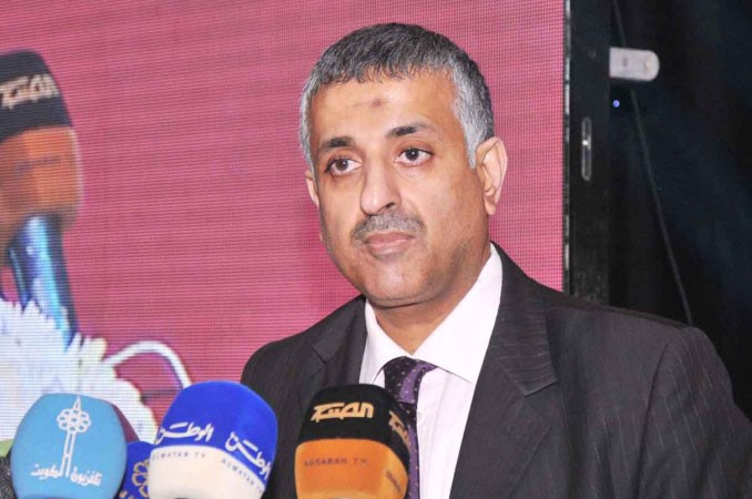 دابراهيم هادي يلقي كلمته 