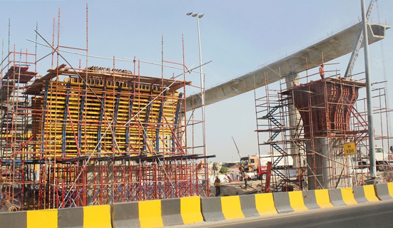 احدى مراحل العمل بالمشروع ﻿