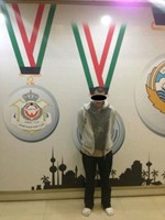 السجين بعد ضبطه