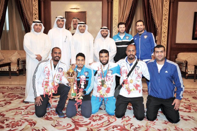 اعضاء مجلس ادارة الاتحاد مع الوفد العائد من ايران﻿