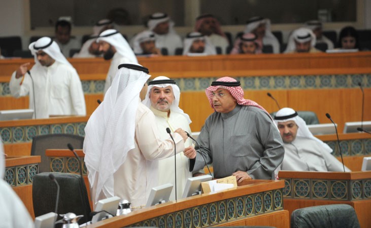 الشيخ خالد الجراح وصالح عاشور وسلطان الشمري