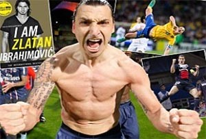 ابراهيموفيتش الفائز الأكبر بعد اصدار كتابه "أنا زلاتان" المذهل 