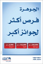 125 ألف دينار من «جوهرة - الوطني» لزهير فايز