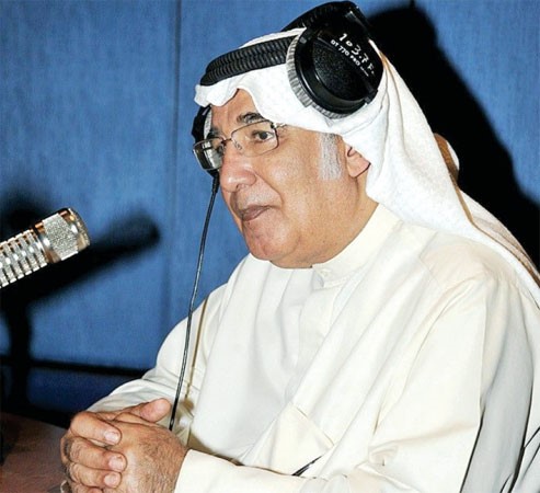 الشاعر عبداللطيف البناي اثناء الحلقة 