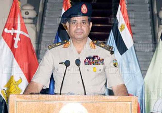وزير الدفاع المصري الفريق اول عبد الفتاح السيسي 