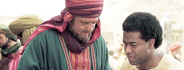  وفي شخصية بلال بمسلسل الفاروق عمر