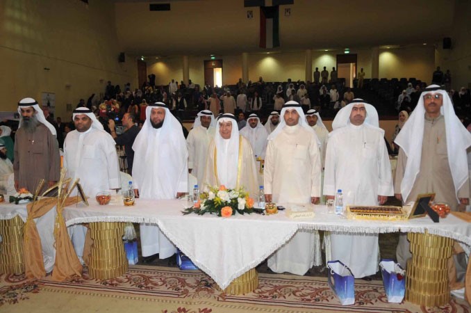 جمال الدوسري وابراهيم البغلي وحمد الخالدي في مقدمة الحضور