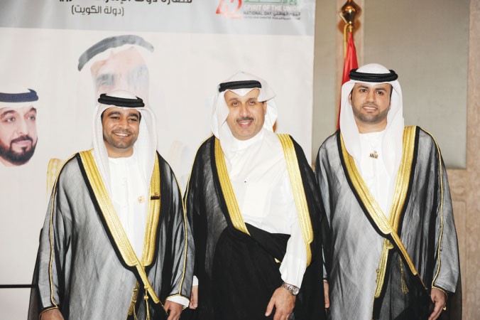 الشيخ حمد جابر العلي مشاركا في الاحتفال﻿