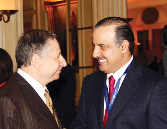 ناصر العطية مع جان تود ﻿