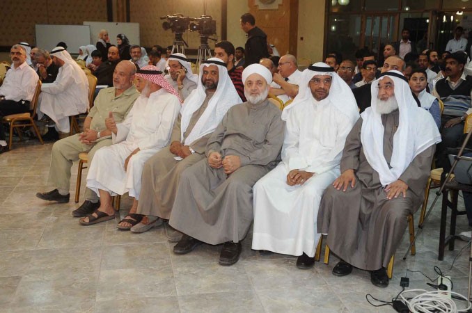 متعب العتيبي في مقدمة الحضور ﻿