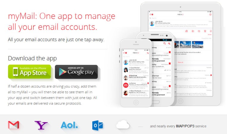 تطبيق «myMail» في «‏‎Apple Store»