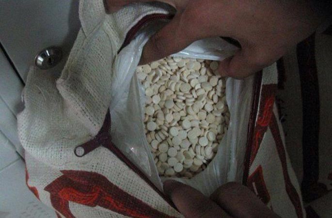  وكمية اخرى اخفيت في داخل اكياس الارز