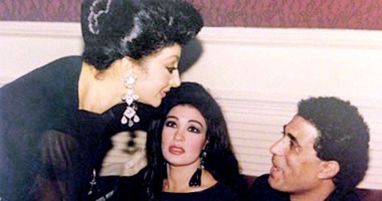فيفي عبده واحمد زكي ونبيلة عبيد﻿