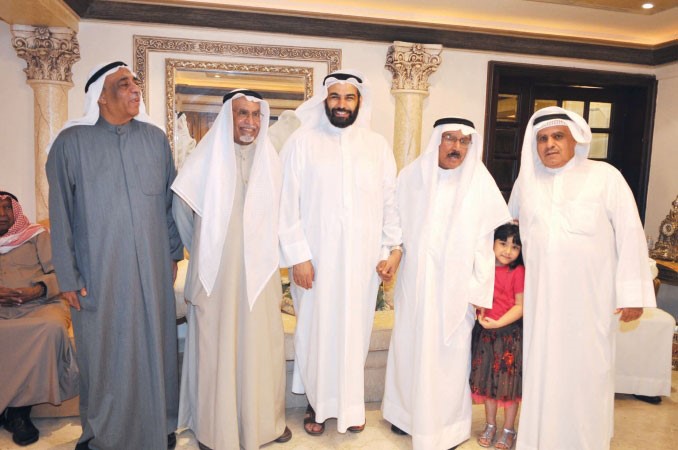 عبدالعزيز الشايجي وابراهيم المهيني مع الحضور