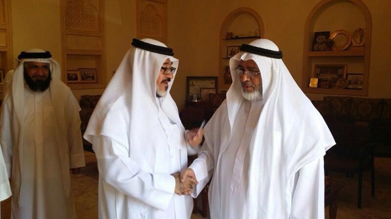 رئيس مجلس النواب البحريني خليفه بن احمد الظهراني مرحبا بالزميل يوسف عبدالرحمن