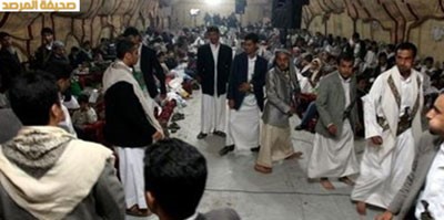 يمني يفجر قنبلة في عرس تعبيراً عن فرحته !