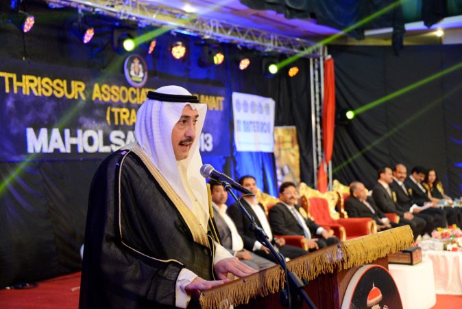 الشيخ فيصل الحمود يلقي كلمة بالحفل
